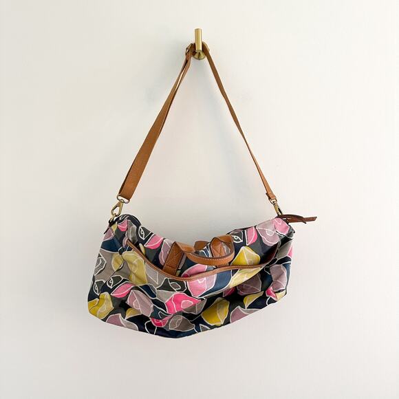 Fossil Eliza Weekender Floral Duffel Tote Bag Multicolor - Picture 3 of 12